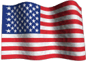 US flag waving